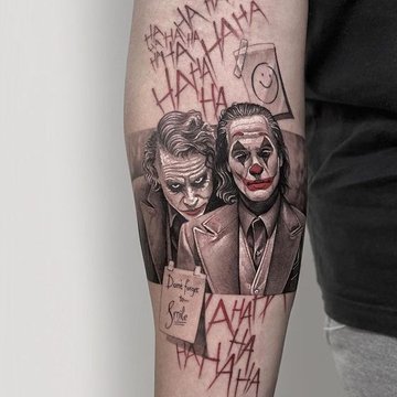 Joker tattoo