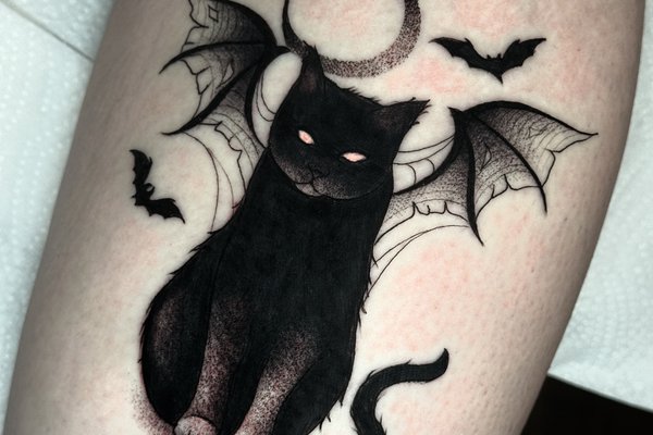 Cat tattoo