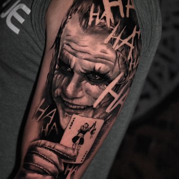 Joker tattoo