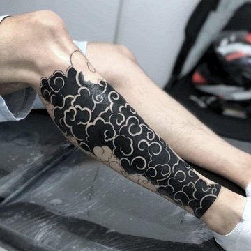 leg sleeve tattoo