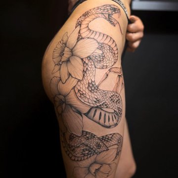 Snake tattoos