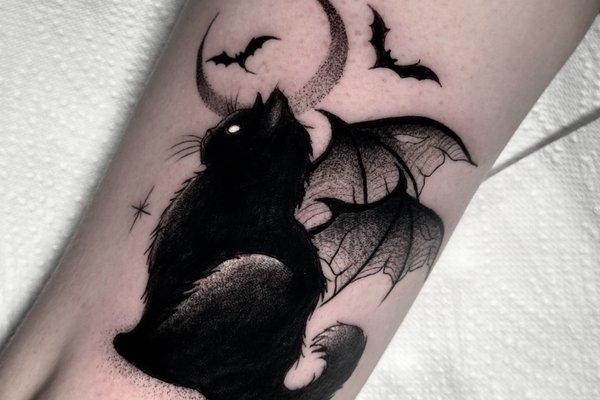 Cat tattoo