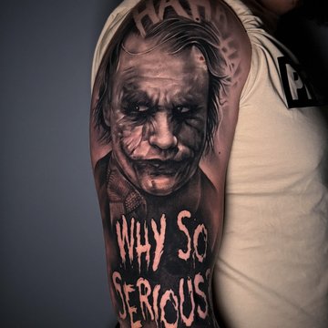 Joker tattoo