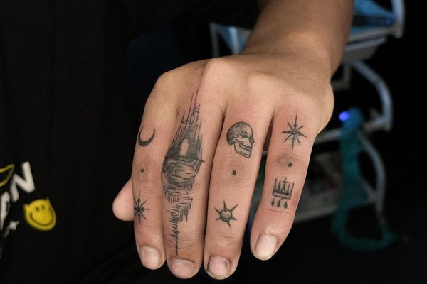 Finger Tattoos
