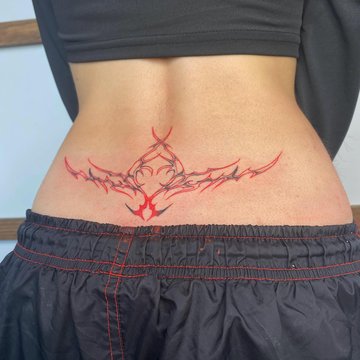tramp stamp tattoo