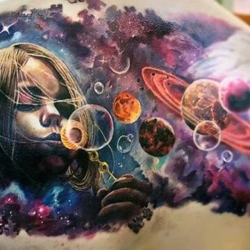 planet tattoos