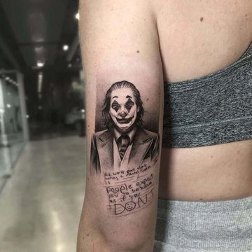 Joker tattoo