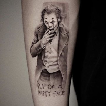 Joker tattoo