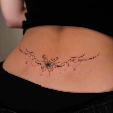 tramp stamp tattoo