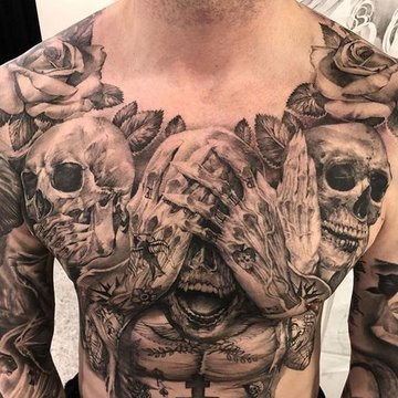 Chest tattoo ideas for men