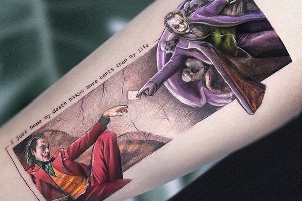 Joker tattoo