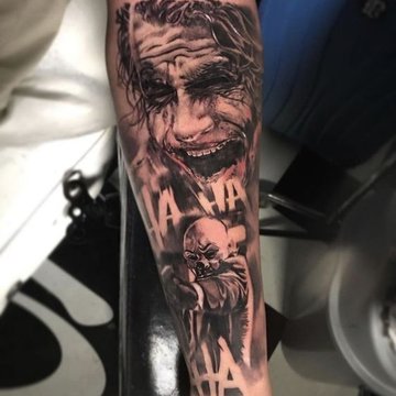 Joker tattoo