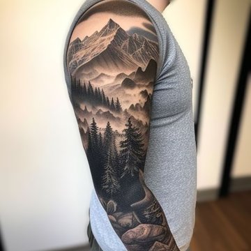 Mountain tattoos