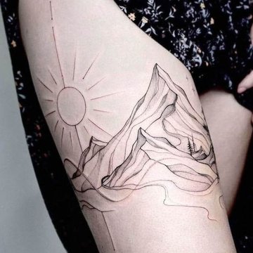 Mountain tattoos