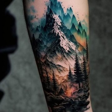 Mountain tattoos