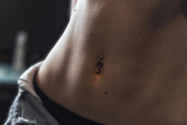 Navel piercing