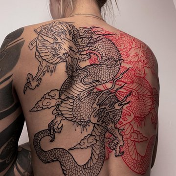 Women's Back Tattoos