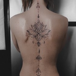 Women's Back Tattoos