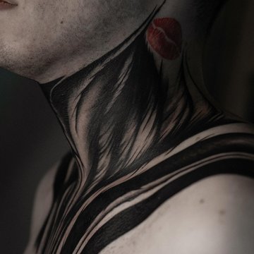 Men's Neck Tattoos