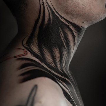 Men's Neck Tattoos