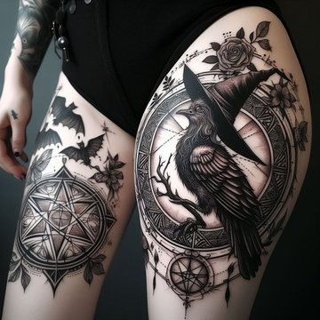 Halloween tattoos