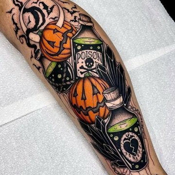 Halloween tattoos