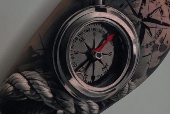 Compass Tattoo