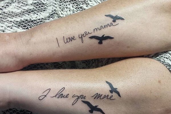 mother daughter tattoos