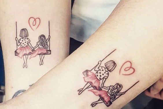mother daughter tattoos