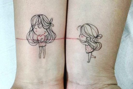 mother daughter tattoos