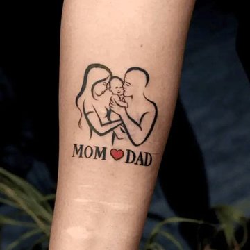 Mom and Dad tattoos