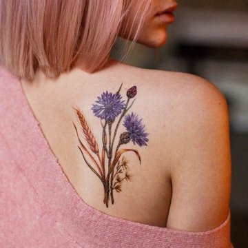 wildflower tattoos