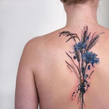 wildflower tattoos