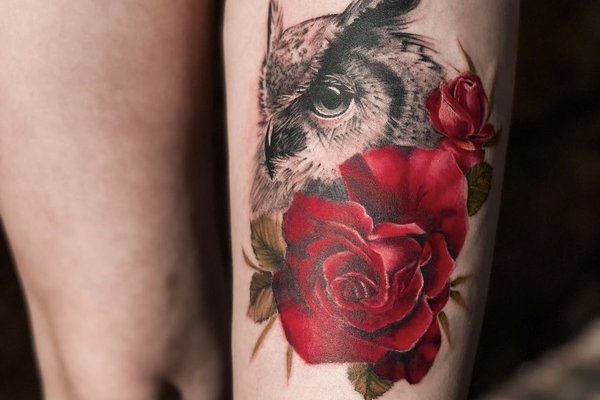 Women's Thigh Tattoos