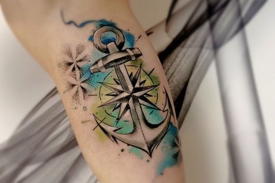 Anchor tattoo