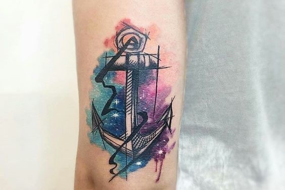 Anchor tattoo