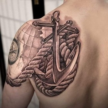 Anchor tattoo