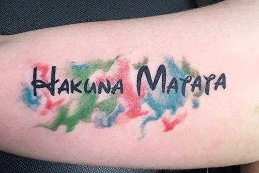 Hakuna Matata tattoo