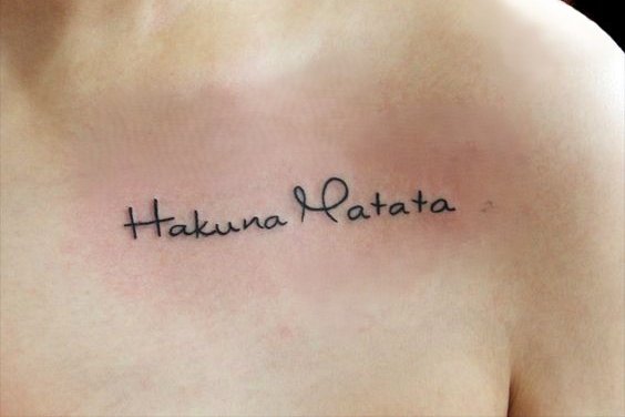 Hakuna Matata tattoo