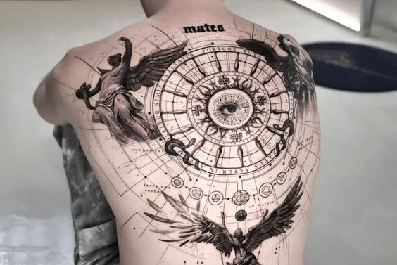 angel tattoo