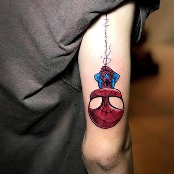 spiderman tattoo