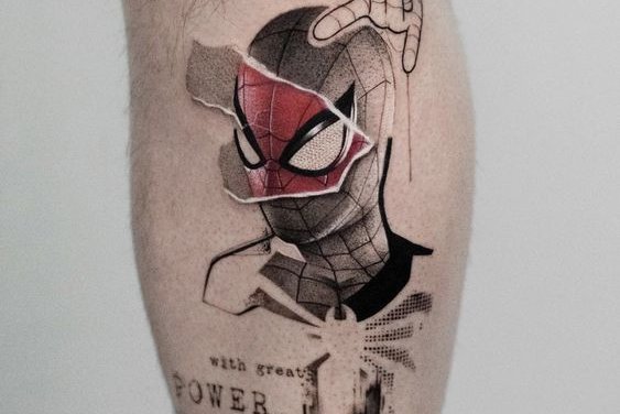spiderman tattoo