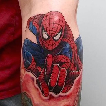 spiderman tattoo