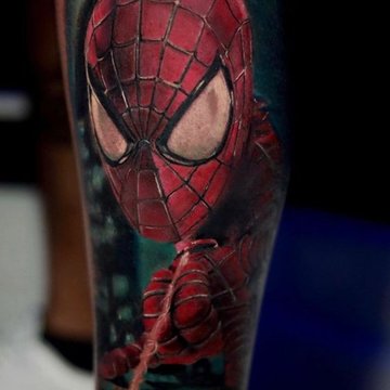 spiderman tattoo