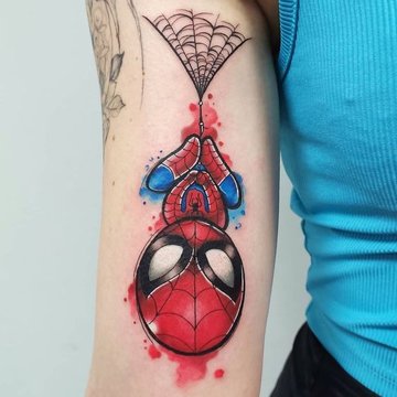 spiderman tattoo
