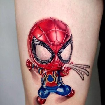 spiderman tattoo
