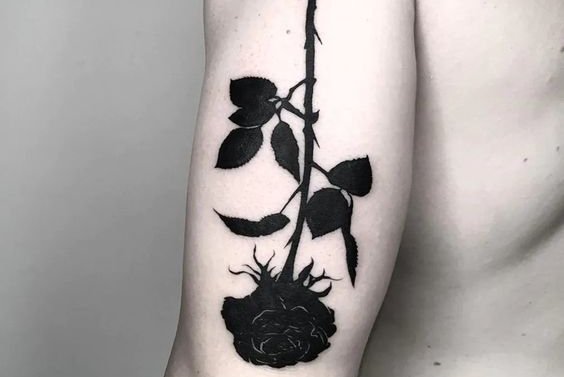 black rose tattoo