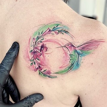 hummingbird tattoo