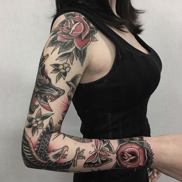 Women's Tattoo Sleeve