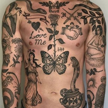 Chest tattoo ideas for men